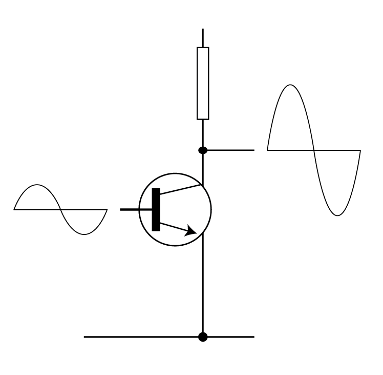 Class A (Single-Ended) amplifier - Electric Magnetic Field Generation 