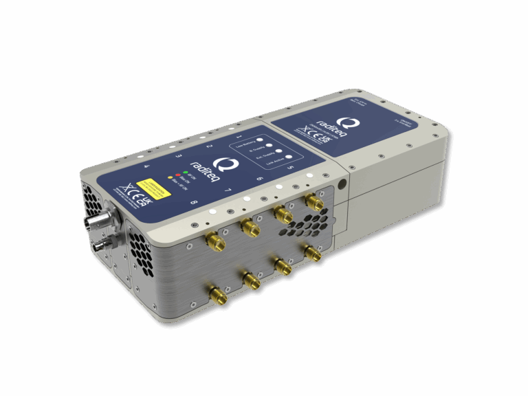 RadiLink RF Optical Link – compact device for CISPR 25 testing with fiber-optic ports and rugged design